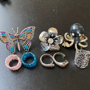 Costume jewelry-rings